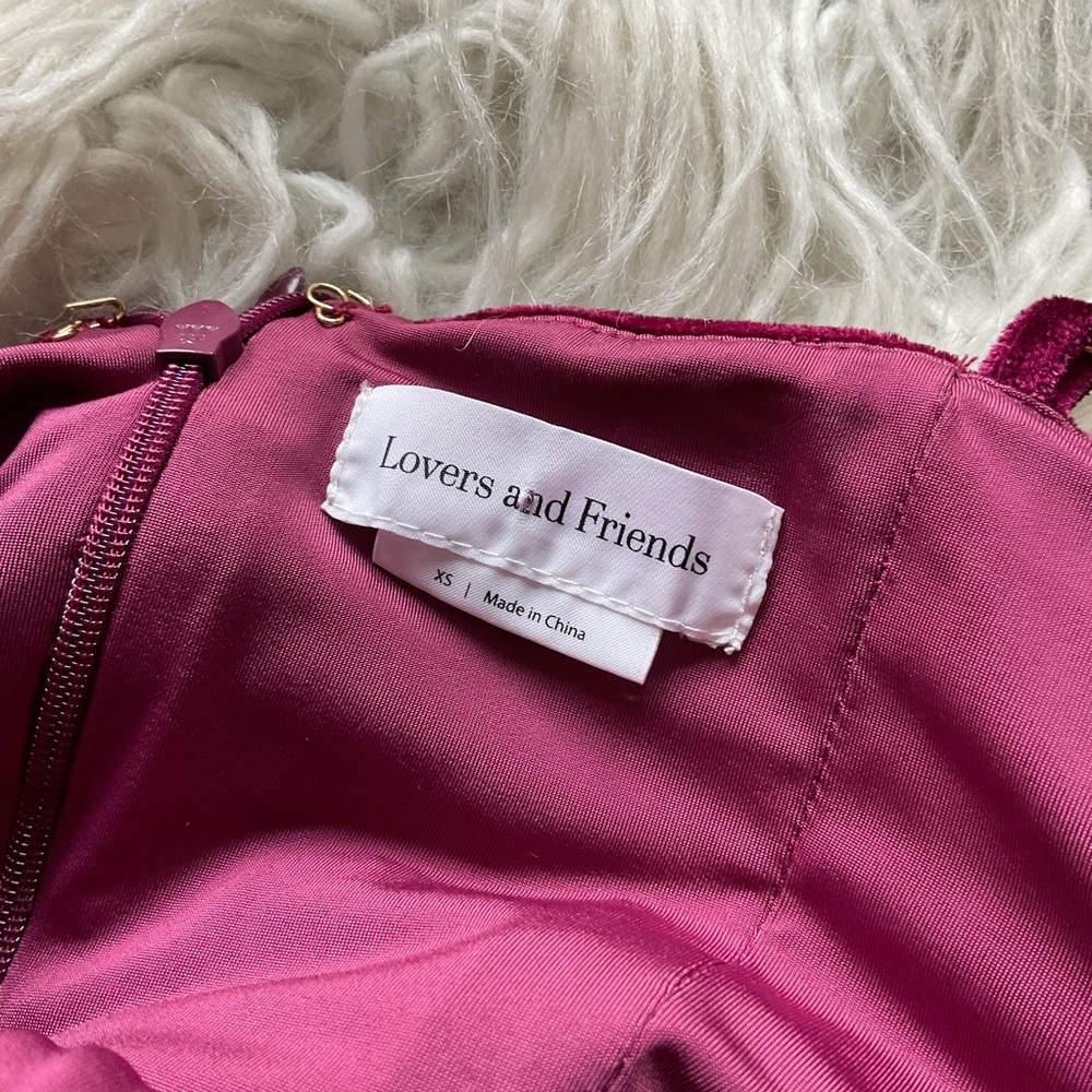 Lovers + Friends Burgundy Mini Dress - Picture 6 of 10